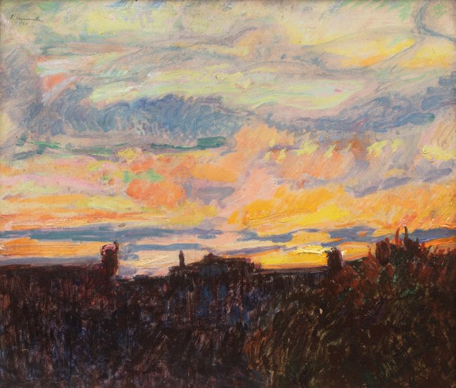 Erwin Czerwenka | Zachód słońca, 1920 r.