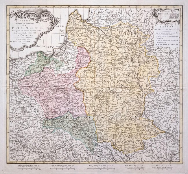 Jan van Jagen | Carte Generale et Itineraire de la Pologne…