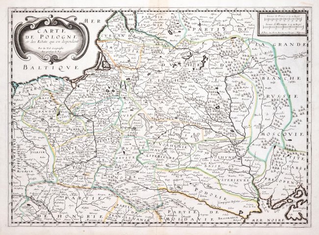 Pierre Duval | Carte de Pologne et des Estats…