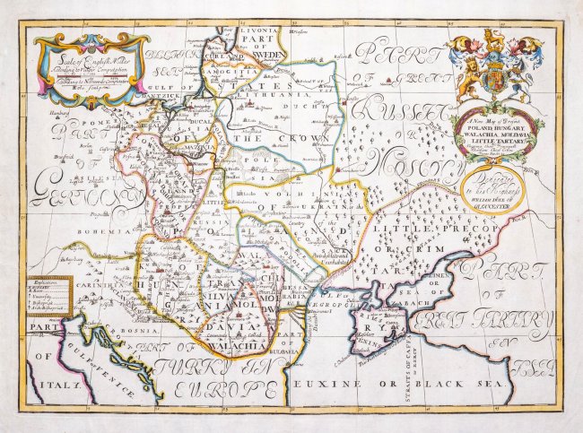 Edward Wells | A new map of present Poland…