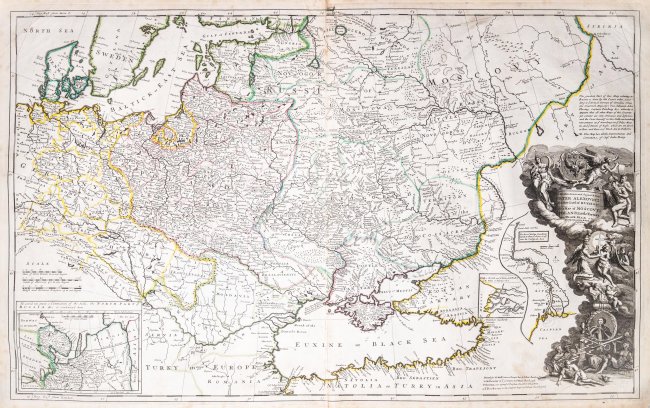 Herman Moll | (…) Map of Moscovy, Poland, Little Tartary and y Black Sea…