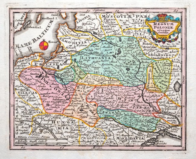 Johann Christoph Weigel | Regnum Poloniae ejusque confinia