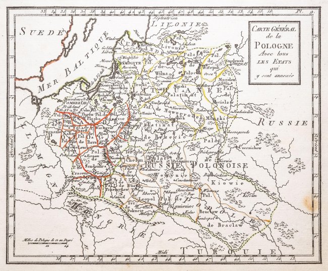 Citoyen Berthelon | Carte générale de la Pologne…