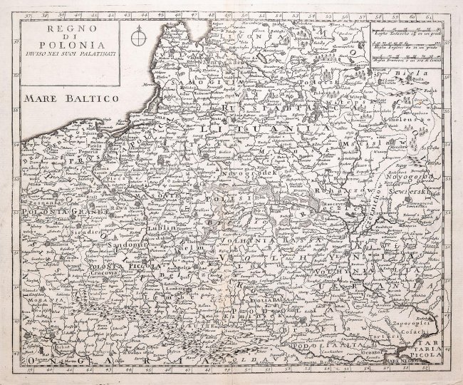 Giambattista Albrizzi, Isaak Tirion | Regno di Polonia divisio nei suoi palatinati