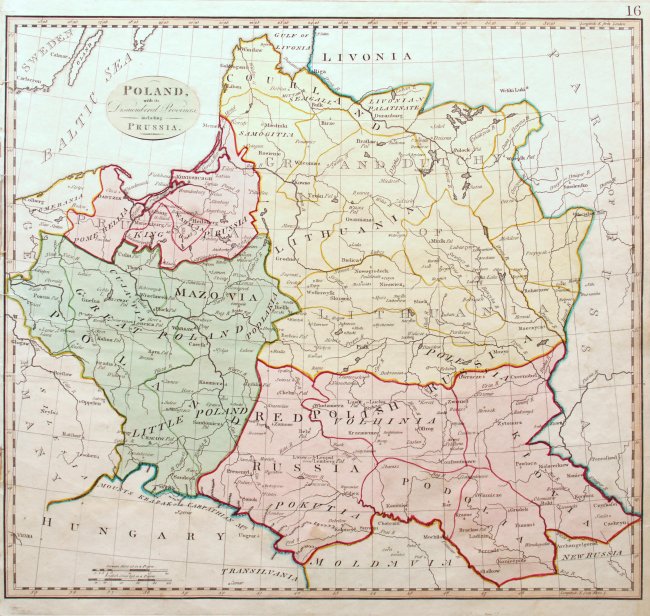 Samuel John Neele | Poland with its dismembered provinces, including Prussia