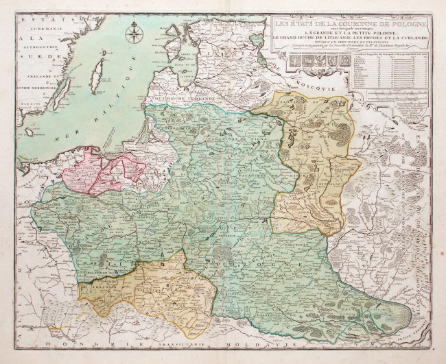Nicolas de Fer | Les Etats de la Couronne de Pologne