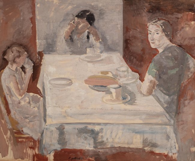 Leopold Gottlieb | Kobiety przy stole