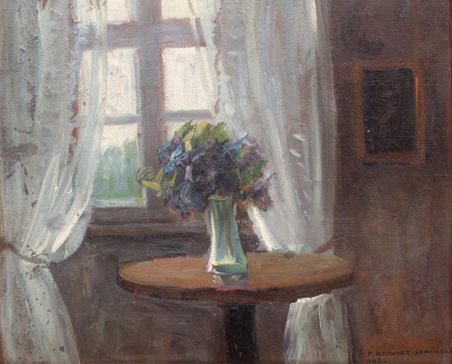 Bronisława Rychter-Janowska | Przy oknie, 1922 r.