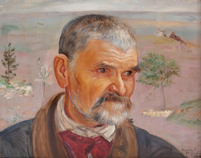 Wlastimil Hofman | Portret mężczyzny, 1924 r.