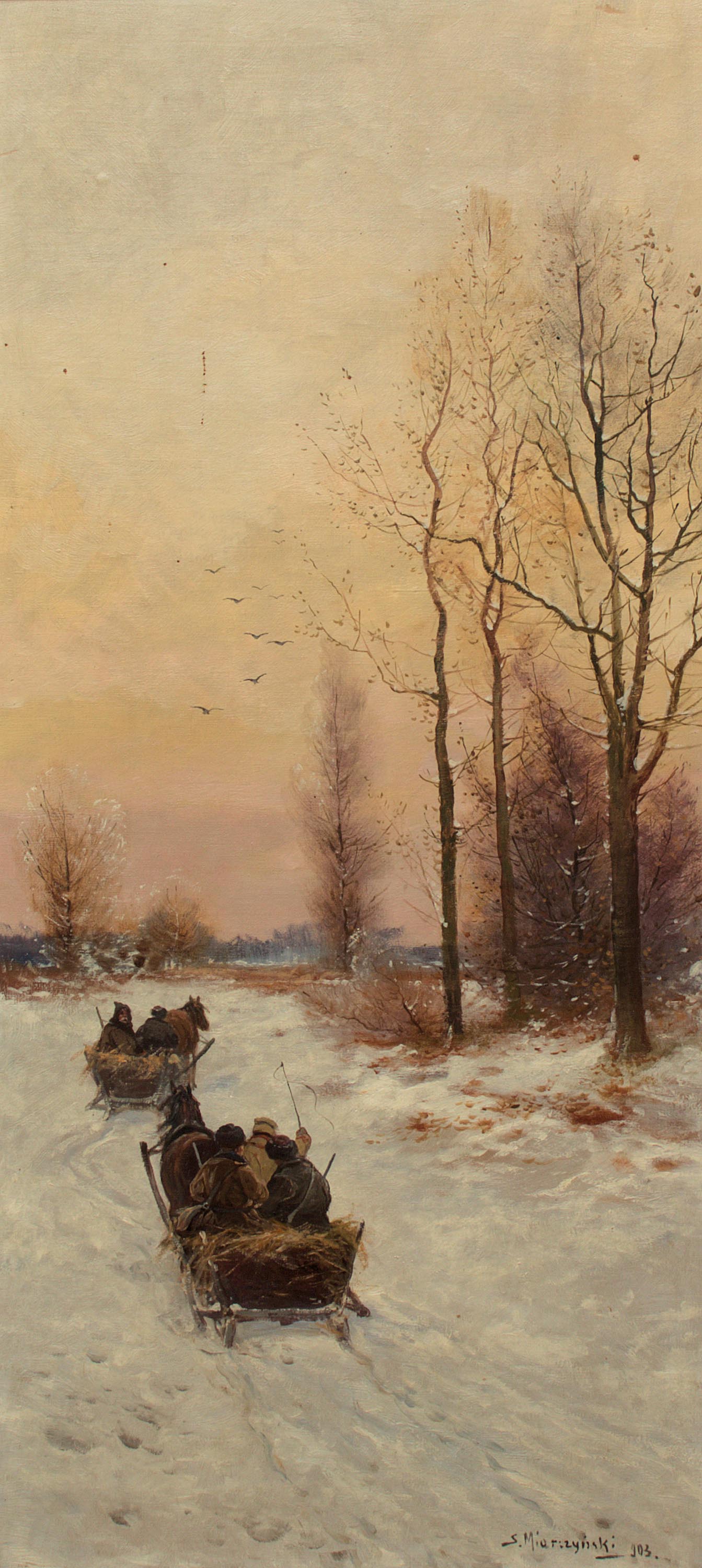 Stanisław Miarczyński | Wyjazd na polowanie, 1903