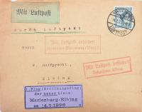 Całostka lotnicza Marienburg-Elbing 14.07.1926