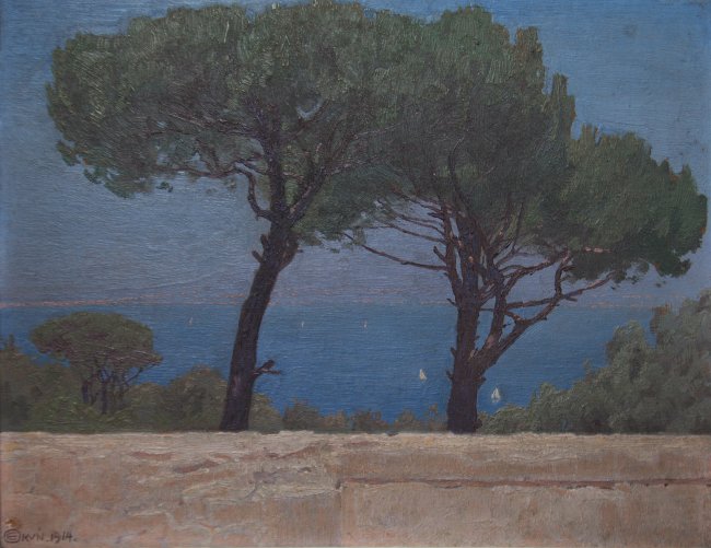 Edward Okuń | Przy Drodze do Castellammare, 1914 r.