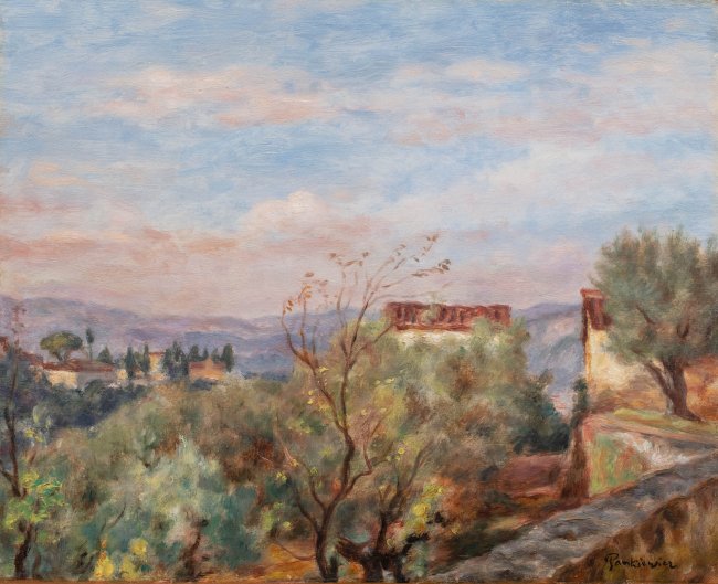 Józef Pankiewicz | Widok z okolic Florencji, 1932