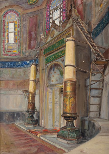 Wlastimil Hofman | Mihrab w Hagia Sophia, 1940 r.