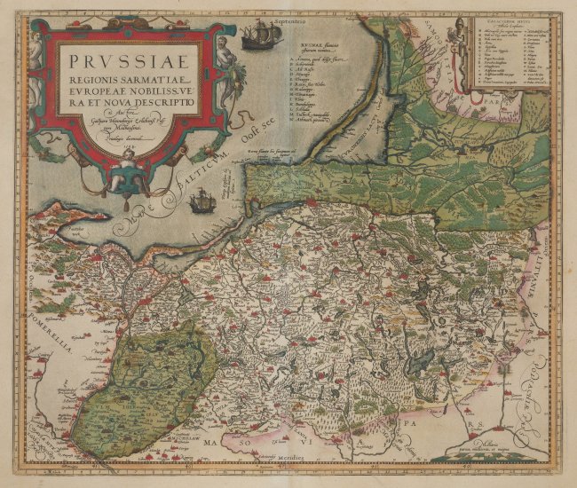 Abraham Ortelius | Prussiae Regionis Sarmatiae Europeae Nobiliss…