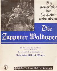 Die Zoppoter Waldoper, ein Weg zum neuen deutschen Theater