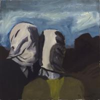 Kochankowie ? portret Christo Jeanne Claude / Tribute to Rene Magritte, 2012
