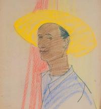 Autoportret w żółtym kapeluszu