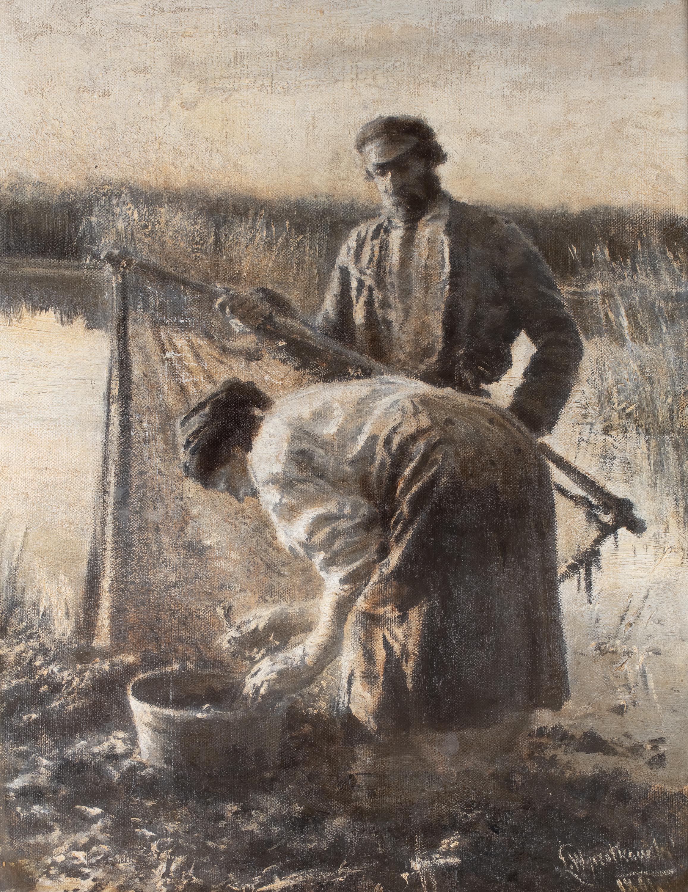 Leon Wyczółkowski | Połów raków, 1891 r.