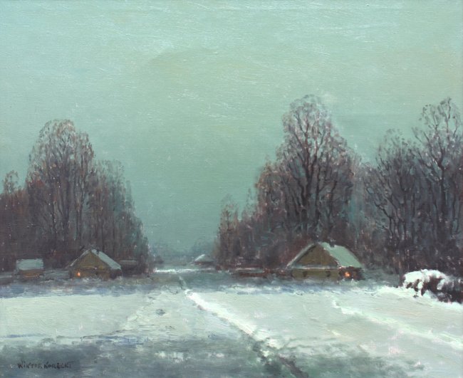 Wiktor Korecki | Pejzaż zimowy