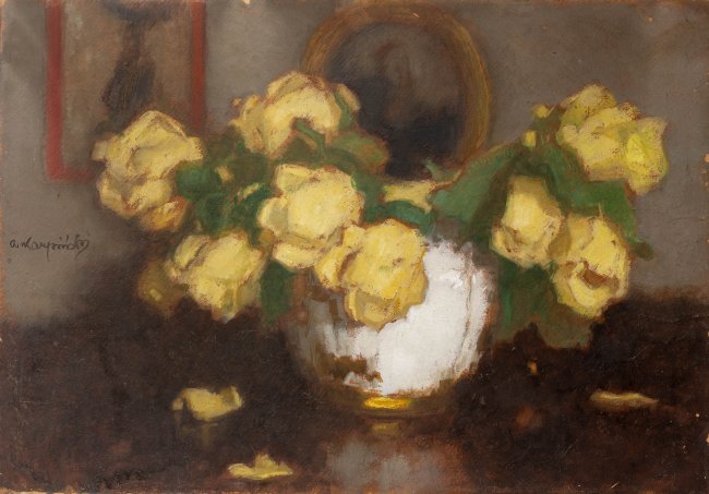 Alfons Karpiński | Żółte róże