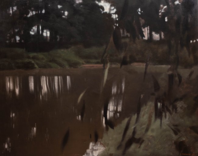 Edmund Łubowski | Nad brzegiem rzeki, 1988