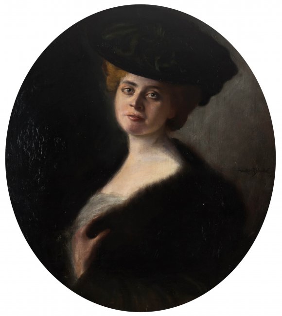Arnulf de Bouché | Portret damy, 1903 r.